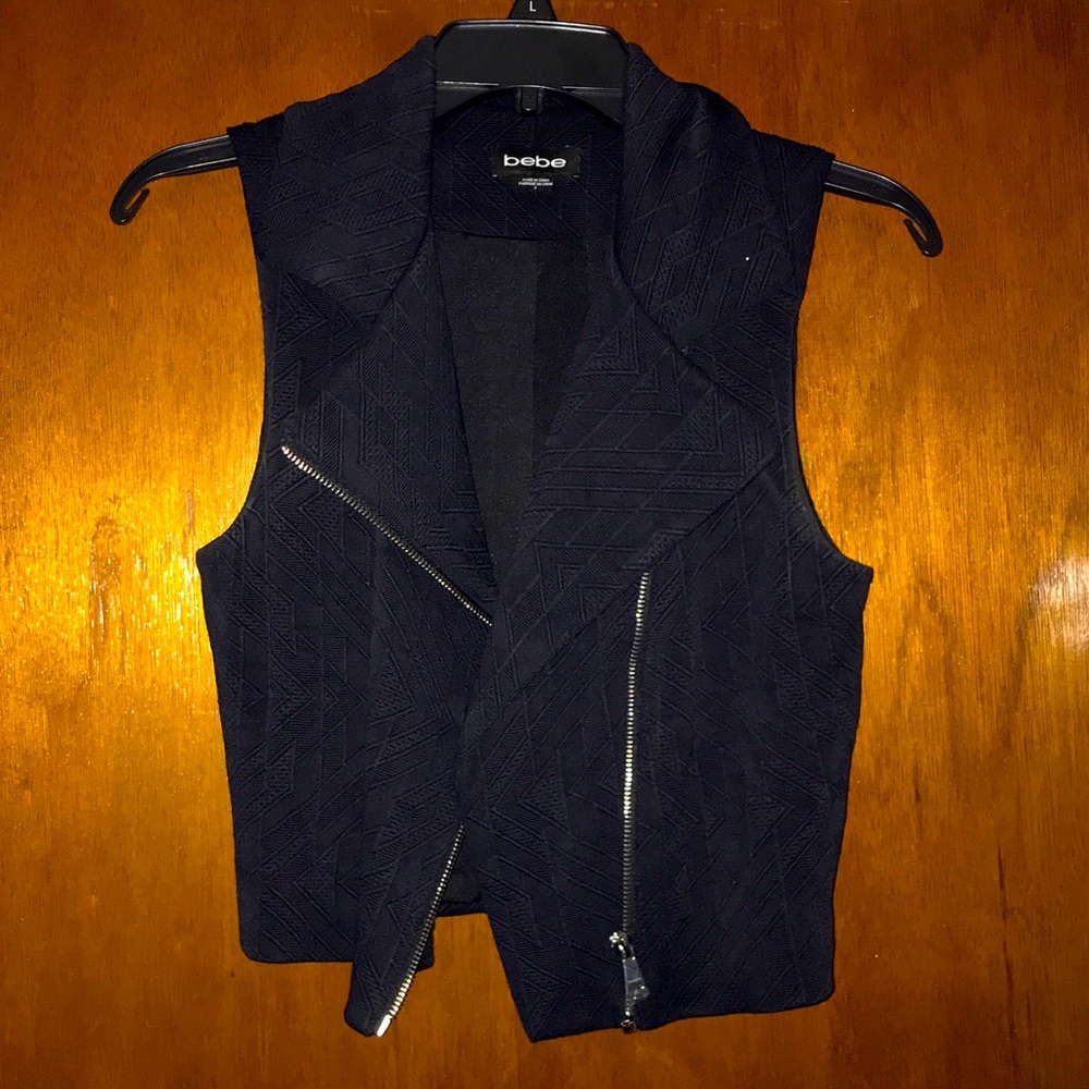 Bebe Black vest